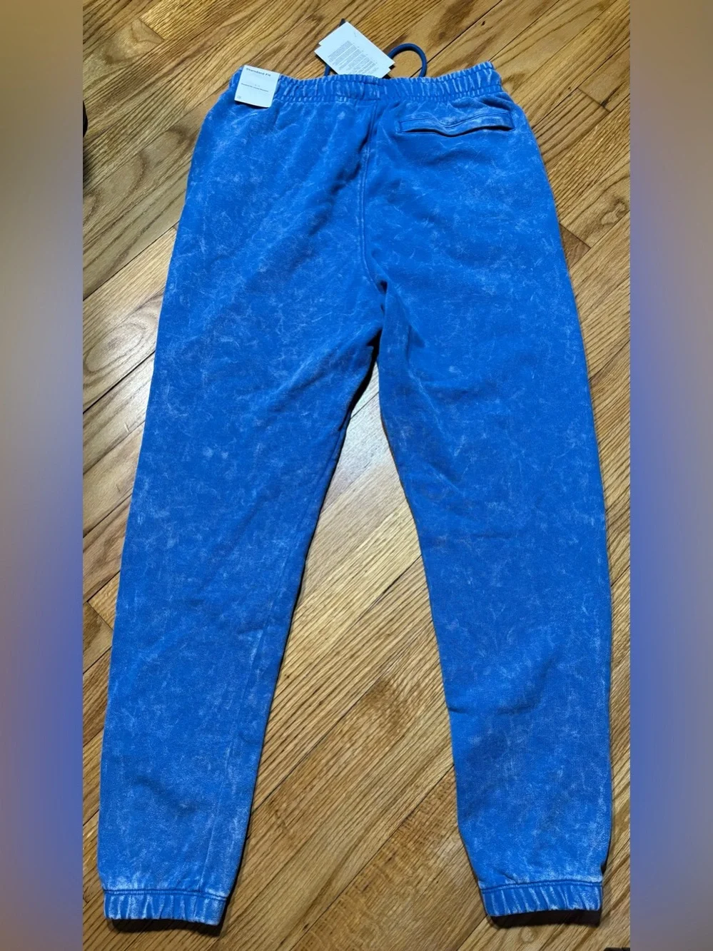 Nike Jordan Flight Fleece Jogger Sweatpants Blue Acid Wash Men's sz small new